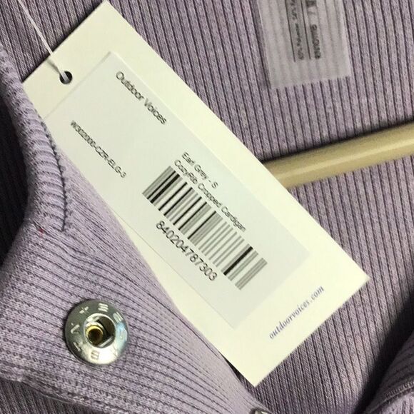 Outdoor Voices CozyRib Cropped Cardigan NWT - Picture 5 of 6